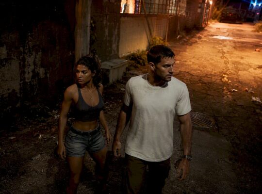 GTA 6 protagonists Jason and Lucia in urban scene
